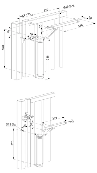 LOCINOX KOMPAKT COK YONLU KAPI KAPATICI - Resim 5