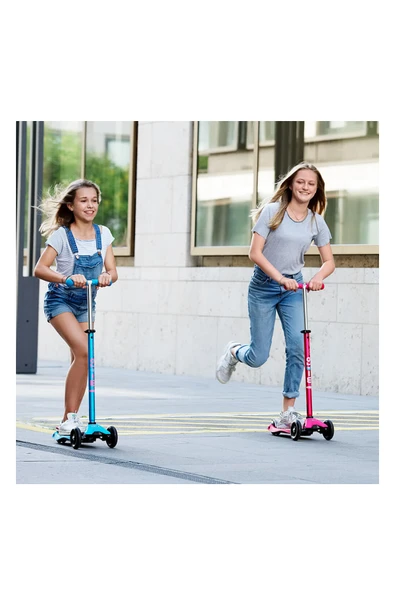 Micro Maxi Deluxe 3 Tekerlekli Scooter Pink  Pembe 5-12 Yaş ürün görseli 1