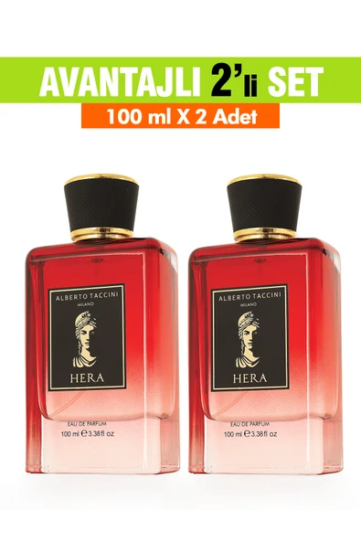 2'Li Set  Alberto Taccini  HERA Kadın Parfümü - 100 ml ürün görseli 1