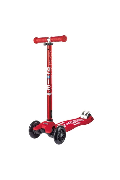 Micro Maxi Deluxe 3 Tekerlekli Scooter Red  Kırmızı 5-12 Yaş ürün görseli 1