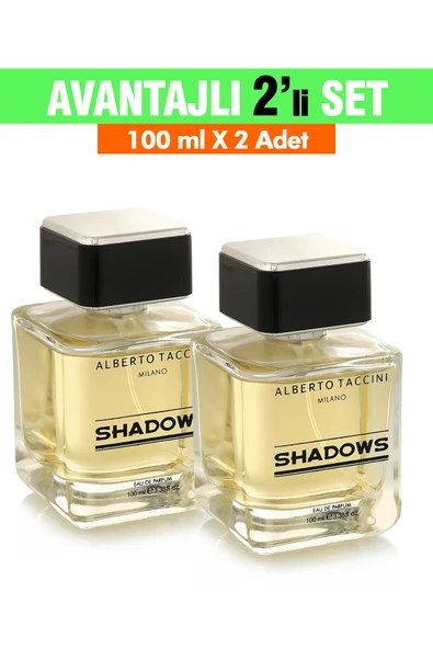2'Li Set  Alberto Taccini SHADOWS Erkek Parfümü - 100 ml ürün görseli 1