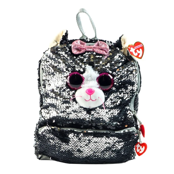 TY Fashion Pullu Sırt Çantası Kedi Kiki  27 cm ürün görseli 1