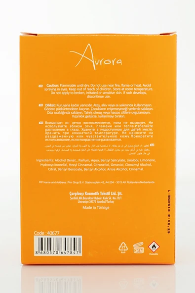 3'Lü Set Alberto Taccini AURORA Kadın Parfümü -100 ml - Resim 8