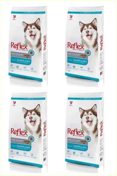 Reflex Somonlu ve Pirinçli Yetişkin Köpek Maması 3kg*4 ADET ürün görseli 1