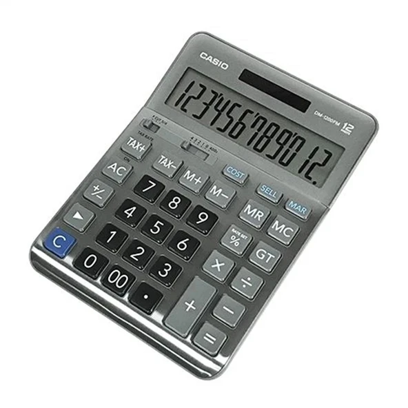 Casio DM-1200FM 12 Hane Masa Üstü Hesap Makinesi ürün görseli 1
