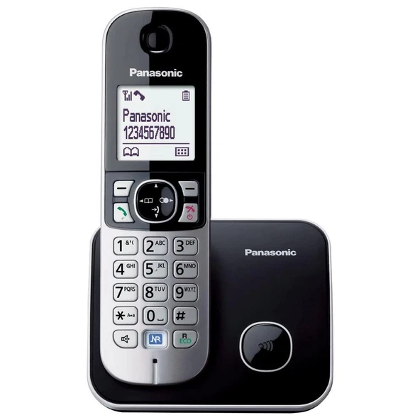 Panasonic KX-TG6811 Siyah Telsiz Dect Telefon Elektrik Kesintisinde Konuşabilme ürün görseli 1