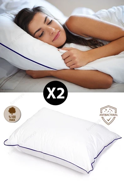 Formeya   2 Adet Climate Nano Jel Yastık Otel Yastığı 50x70 cm %100 Pamuk Dış Kumaş ürün görseli 1
