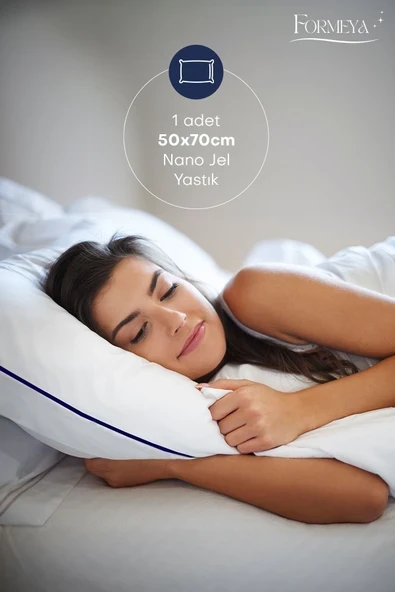 Formeya   Climate %100 Pamuk Dış Kumaş Nano Jel Yastık Otel Yastığı 50x70 Cm 1100 gram ürün görseli 1