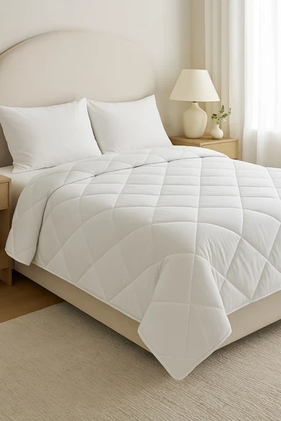 Formeya Beyaz Soft Kışlık Tek Kişilik Yorgan 155x215 cm ürün görseli 1