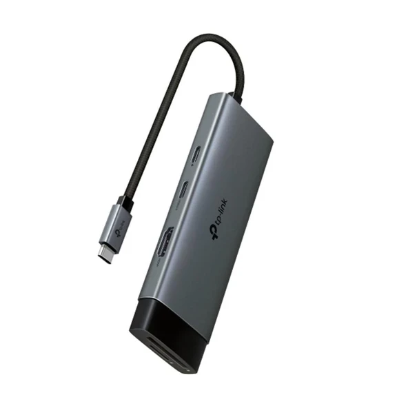 TP-LINK UH7020C USB TYPE-C DOCKING STATION 7 PORT USB-C PD + USB C + HDMI + USB 3.0 X2 ürün görseli 1