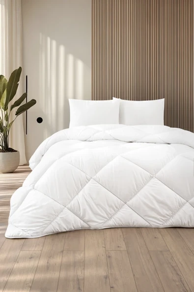 Formeya Beyaz Soft Dört Mevsim Tek Kişilik Yorgan 155x215 cm ürün görseli 1