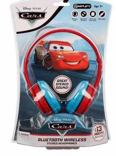 Volkano Bluetooth Kulaklık Disney Pixar Cars Arabalar Mikrofonlu Kablosuz Çocuk Kulaklığı Lisanslı DY-2004-CR ürün görseli 1