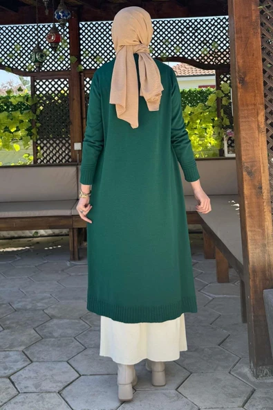 Manolya Zümrüt Triko Hırka - Resim 11