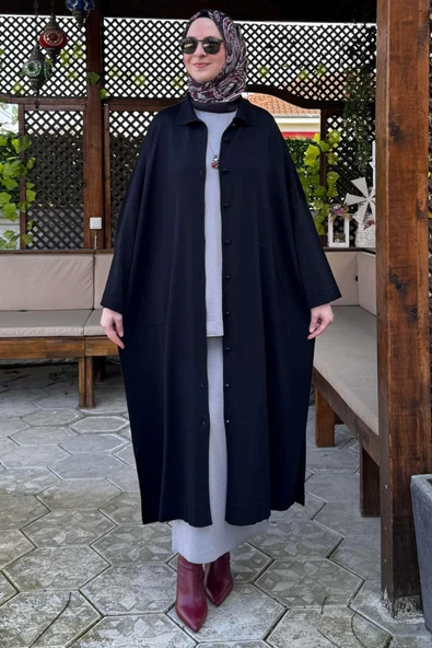 Panço Triko Hırka Siyah ürün görseli 1