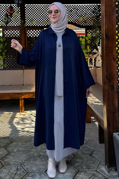 Panço Triko Hırka Lacivert ürün görseli 1