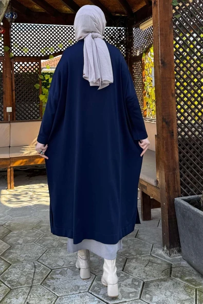 Panço Triko Hırka Lacivert - Resim 9