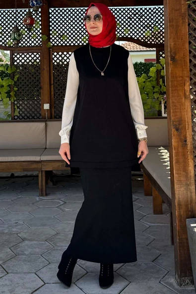 Etekli İç Takım Siyah ürün görseli 1