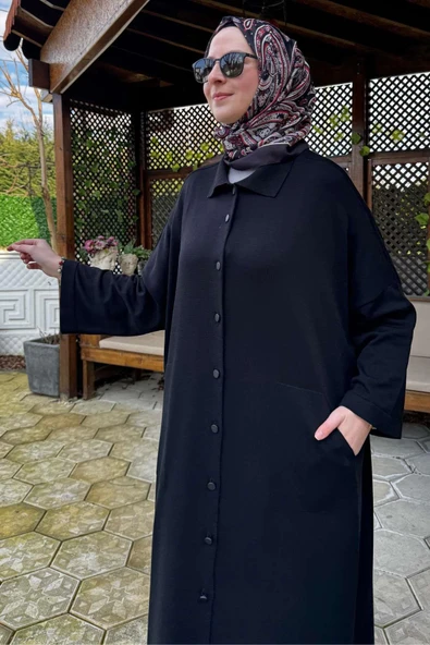 Panço Triko Hırka Siyah - Resim 3