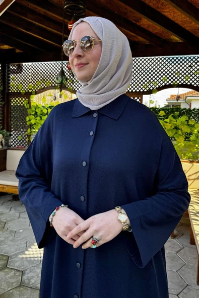 Panço Triko Hırka Lacivert - Resim 5