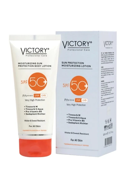 Victory SPF50+ Yüksek Korumalı Nemlendirici Vücut Güneş Losyonu 200 ML ürün görseli 1