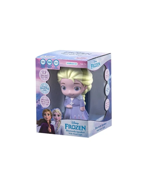 Volkano Disney frozen Bluetooth Hoparlör Işıklı hoparlör ürün görseli 1