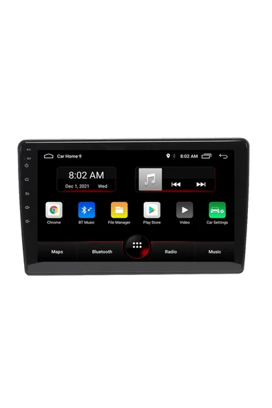 EXVOL FİAT 500L ANDROİD MULTİMEDYA CARPLAYLİ 10 İNC HD IPS EKRAN 4GB/64GB KAMERA HEDİYELİ ürün görseli 1