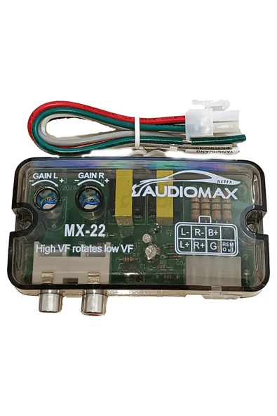 EXVOL AUDİOMAX MX-22 ANFİ ÇEVİRİCİ 2 KANAL KONVERTÖR ÇIKIŞ DÖNÜŞTÜRÜCÜ ürün görseli 1