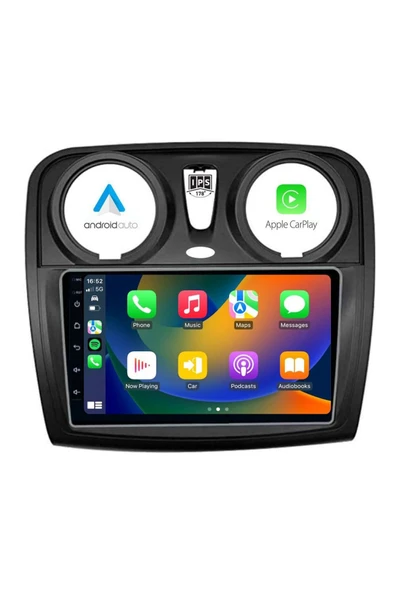 EXVOL DACİA DOKKER 2012-2022 ANDROİD MULTİMEDYA 2GB/32GB 9 İNC IPS EKRAN CARPLAY KAMERA HEDİYE ürün görseli 1