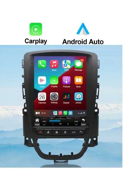 EXVOL Opel Astra J Kasa Tesla Ekran Android Ips Hd Multimedya 4gb-64gb Carplay Kamera Hediyeli ürün görseli 1