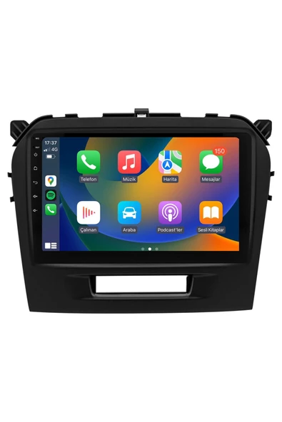 EXVOL SUZİKİ VİTARA 2014 2019 ANDROİD MULTİMEDYA CARPLAY 9 İNC HD IPS EKRAN 2/64GB KAMERA HEDİYELİ ürün görseli 1