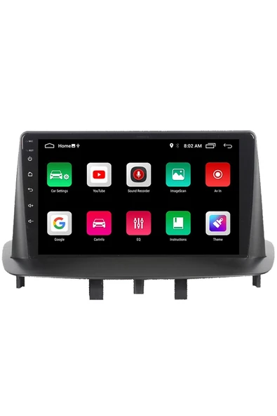 EXVOL Renault Fluance Android Multimedya Carplay 9 Inc Hd Ips Ekran 2/32gb Kamera Hediyeli ürün görseli 1
