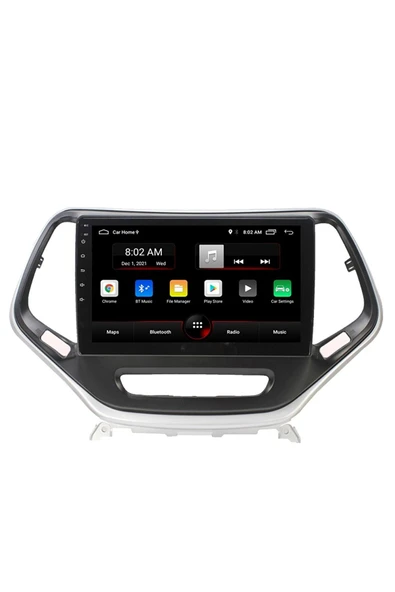 EXVOL Jeep Cherokee 2014-2018 Android Multimedya Carplay 9 Inc Hd Ips Ekran 4gb/64gb Kamera Hediyeli ürün görseli 1