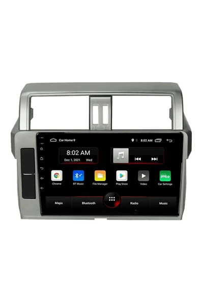 EXVOL TOYOTA PRADO 2014-2017 ANDROİD MULTİMEDYA CARPLAYLİ 9 İNC HD IPS EKRAN 2GB/32GB KAMERA HEDİYELİ ürün görseli 1