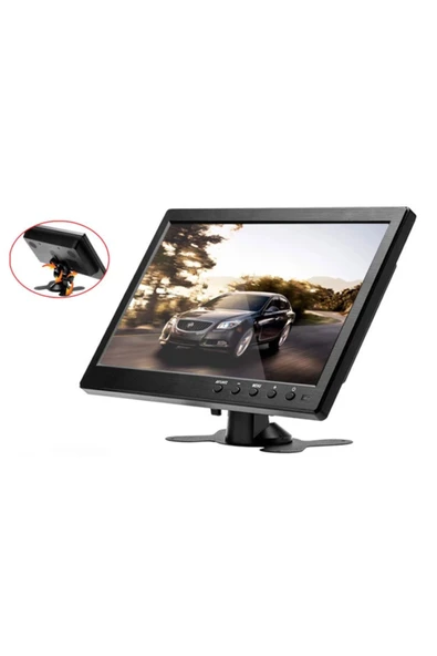 EXVOL 10 Inc Monitör Hdmı Usb Vga Av Destekli Araç Içi Çok Kullanımlı ürün görseli 1