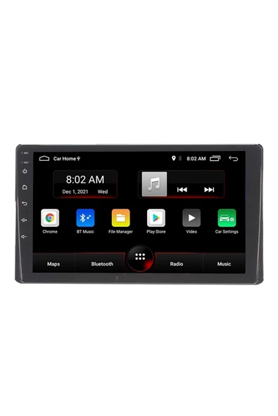 EXVOL Toyota Corolla Auris 2017-2018 Android Multimedya Carplay 9 Inc Hd Ips Ekran 2/32gb Kamera Hediyeli ürün görseli 1