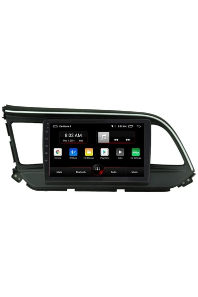 EXVOL Hyundai Elentra 2018-2020 Android Multimedya Carplay 10 Inc Hd Ips Ekran 4gb/64gb ürün görseli 1