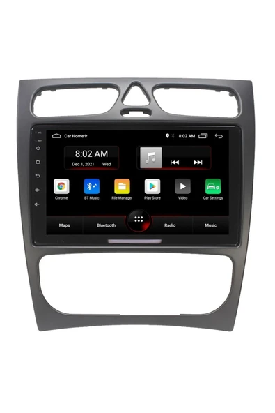 EXVOL MERCEDES BENZ C CLASS W209 ANDROİD MULTİMEDYA CARPLAY 9 İNC HD IPS EKRAN 2/32GB KAMERA HEDİYELİ ürün görseli 1