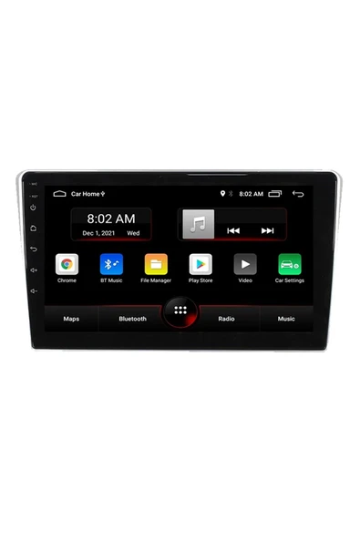 EXVOL TOYOTA AURİS 2006-2012 ANDROİD MULTİMEDYA CARPLAYLİ 9 İNC HD IPS EKRAN 2GB/32GB KAMERA HEDİYELİ ürün görseli 1