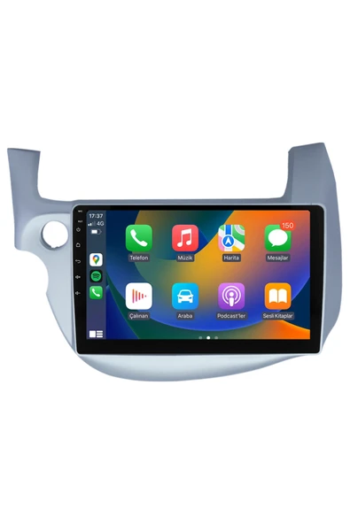 EXVOL Honda Jazz 2008 -2014 Android Multimedya 10 Inc Hd Ips Ekran 4gb/64gb Kamera Hediyeli ürün görseli 1