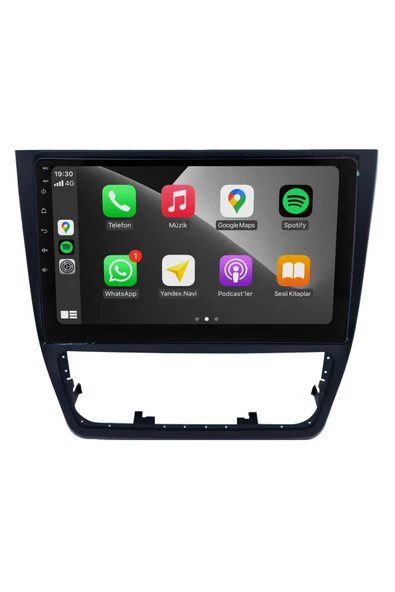 EXVOL SKODA YETİ UYUMLU ANDROİD 12 MULTİMEDYA 4GB/64GB 10 İNC HD IPS EKRAN PARK KAMERASI HEDİYELİ ürün görseli 1
