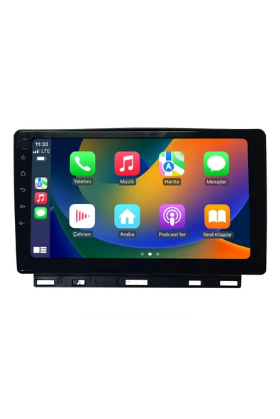 EXVOL RENAULT CLİO 5 ANDROİD MULTİMEDYA 2GB-32GB 9 İNC HD IPS EKRAN KAMERA HEDİYELİ ürün görseli 1