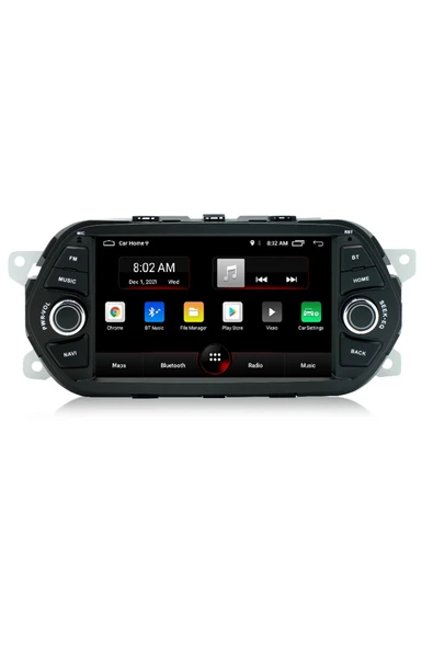 EXVOL FİAT EGEA ANDROİD MULTİMEDYA 4GB-64GB CARPLAY 7 İNC HD 2.5D IPS EKRAN KAMERA HEDİYELİ ürün görseli 1