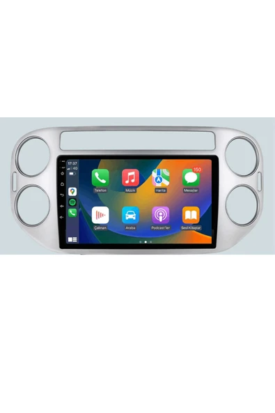 EXVOL VOLKSWAGEN TİGUAN 2006-2016 ANDROİD MULTİMEDYA CARPLAY 9 İNC HD IPS EKRAN 2GB/32GB KAMERA HEDİYELİ ürün görseli 1