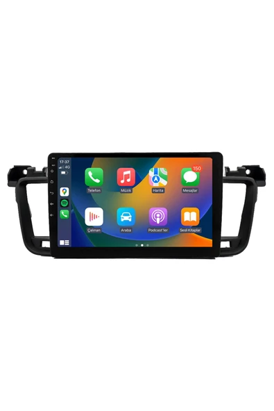 EXVOL PEUGEOT 508 2011-2018 ANDROİD MULTİMEDYA CARPLAY 9 İNC HD IPS EKRAN 4GB RAM /64GB KAMERA HEDİYELİ ürün görseli 1