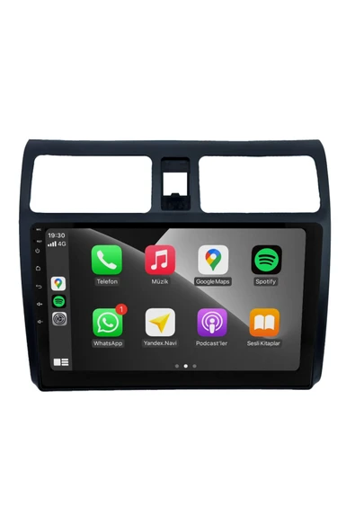 EXVOL SUZUKİ SWİFT 2006-2010 ANDROİD MULTİMEDYA CARPLAYLİ 9 İNC HD IPS EKRAN 4GB/64GB KAMERA HEDİYELİ ürün görseli 1