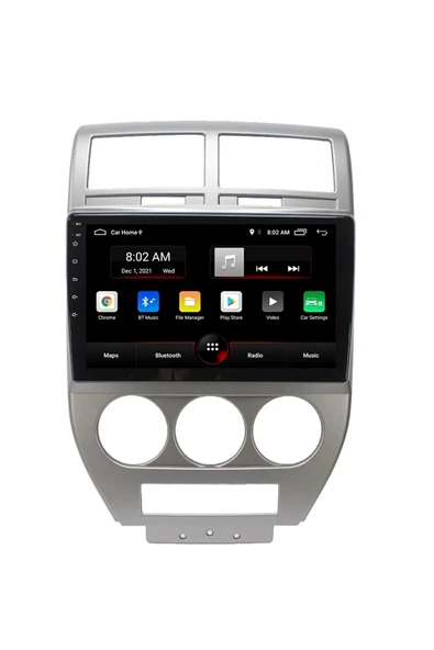 EXVOL Jeep Compass 2005-2010 Android Multimedya Carplay 9 Inc Hd Ips Ekran 2/32gb Kamera Hediyeli ürün görseli 1