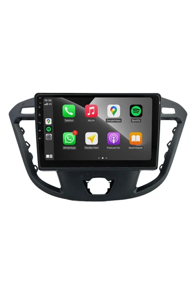 EXVOL Ford Transit Custom 2012-2018 Android Multimedya Carplay 9 Inc Hd Ips Ekran 4gb/64gb Kamera Hediyeli ürün görseli 1