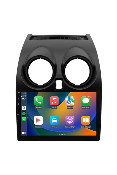 EXVOL Nissan Qashqai 2006-2014 Android Multimedya Carplay 9 Inc Hd Ips Ekran 4gb/64gb Kamera Hediyeli ürün görseli 1
