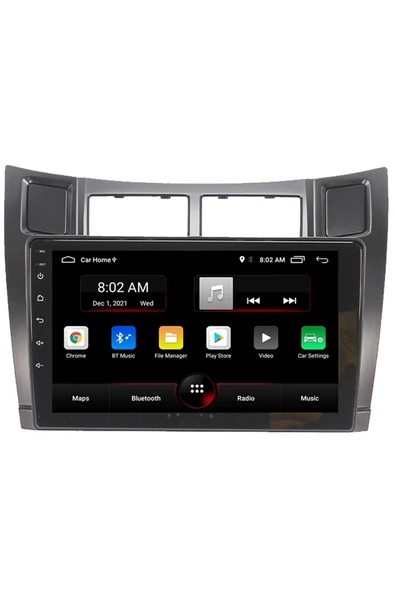 EXVOL Toyota Yaris 2005-2012 Android Multimedya Carplay 9 Inc Hd Ips Ekran 2/32gb Kamera Hediyeli ürün görseli 1