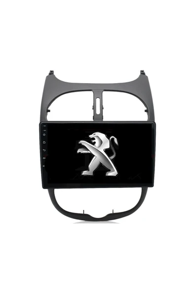 EXVOL Peugeot 206 Android Multimedya Carplay 9 Inc Hd Ips Ekran 2/32gb Kamera Hediyeli ürün görseli 1